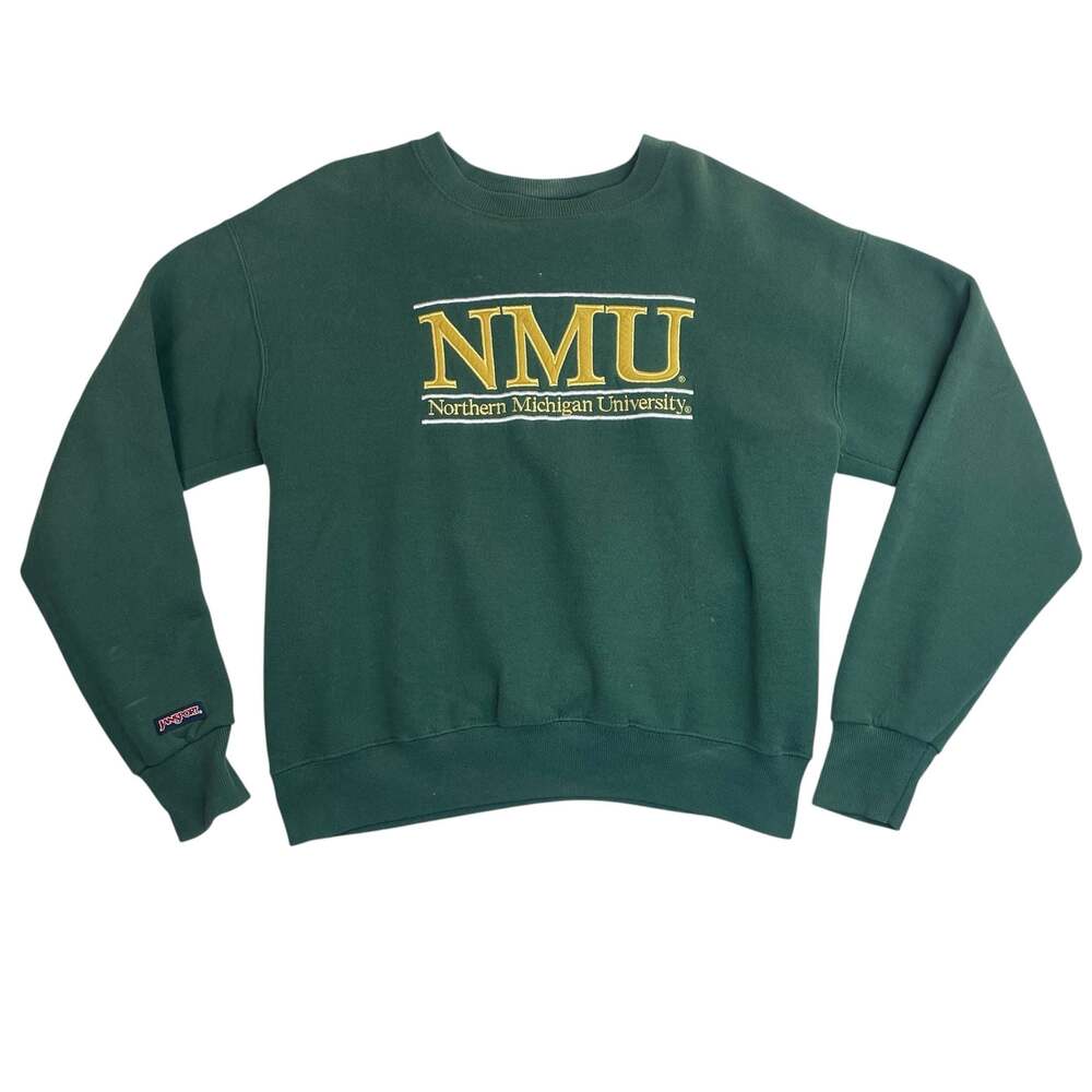 Vintage Jansport NMU Northern Michigan University Crewneck Sweatshirt USA M